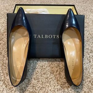 TALBOTS Indigo Blue Pippa Kitten Heels - S:7M